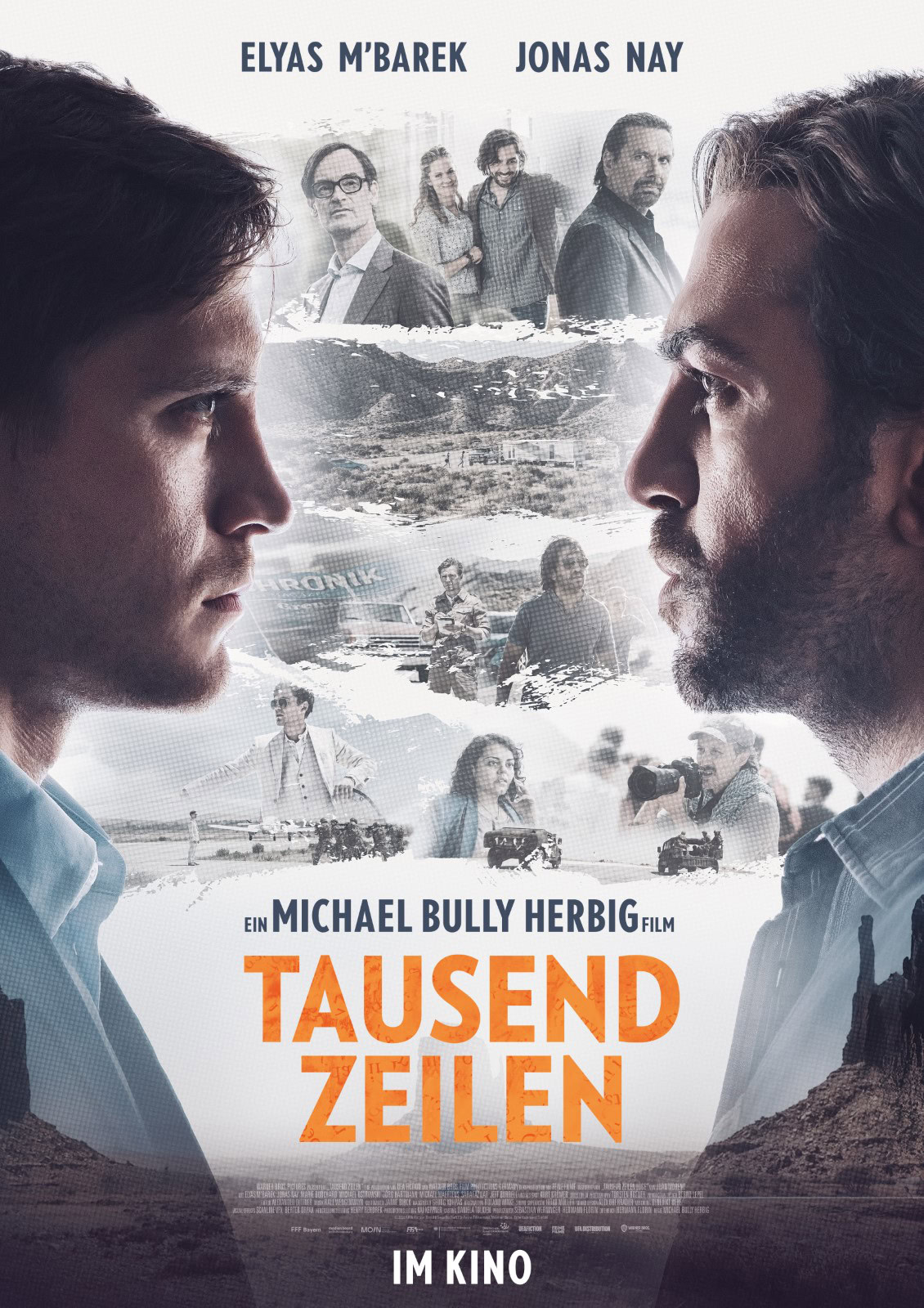 Filmplakat: Tausend Zeilen, Elyas M’Barek, Jonas Nay