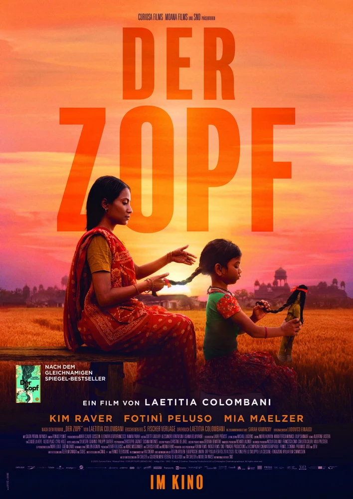 Filmplakat von 'Der Zopf' im Sonnenuntergang