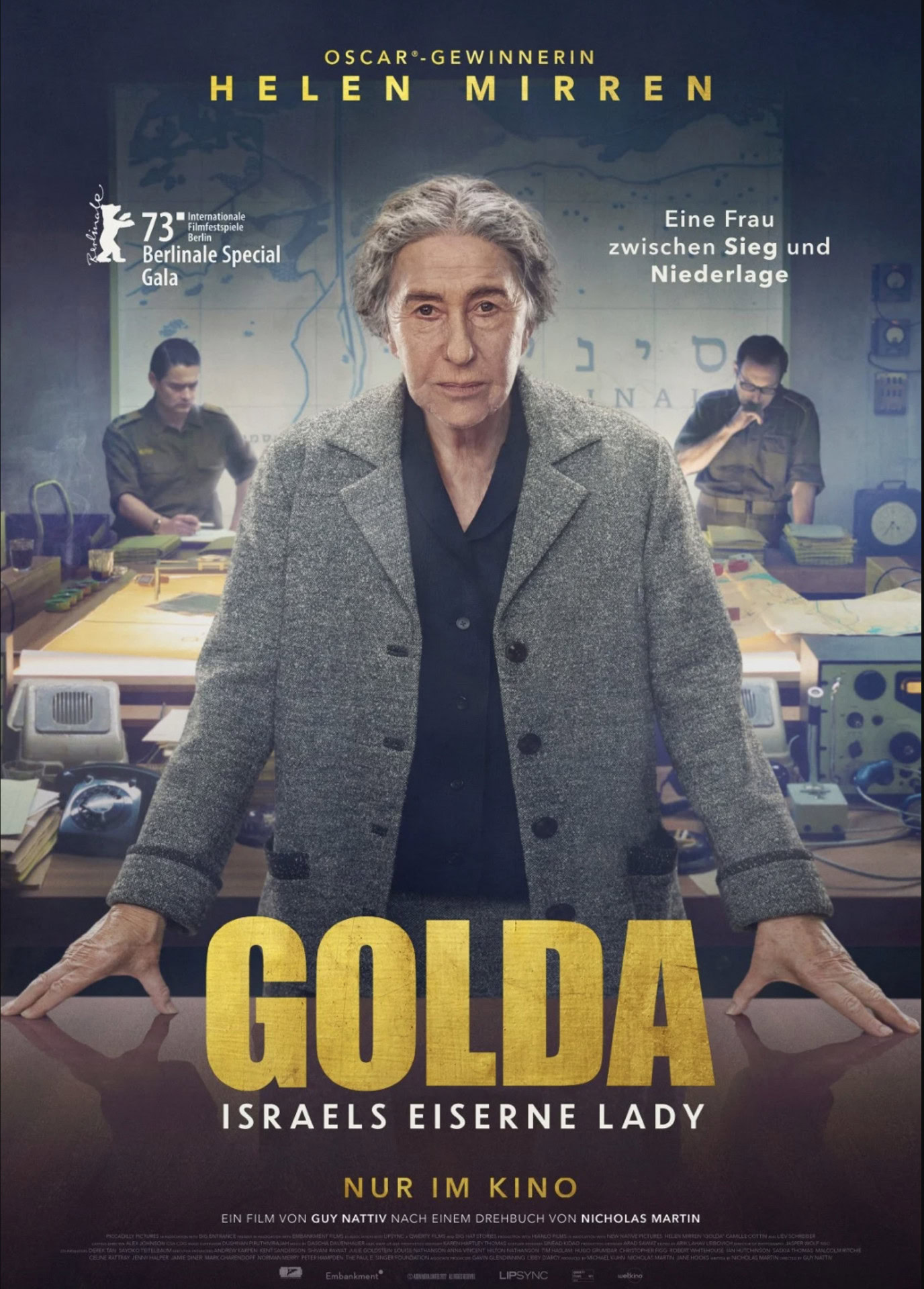 Filmplakat von 'Golda' mit Helen Mirren.