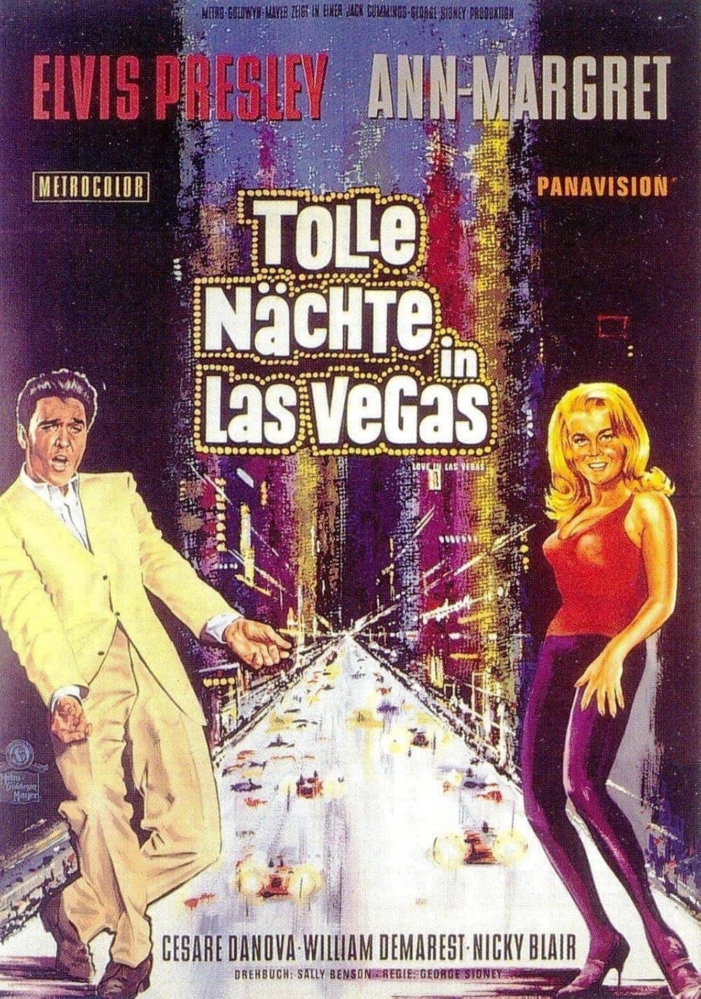 Filmplakat Tolle Nächte in Las Vegas